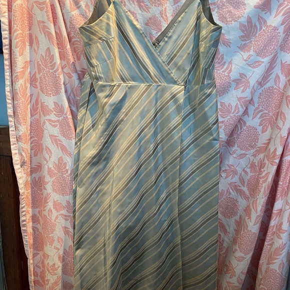 Banana Republic Dresses & Skirts - Banana Republic striped silk taffeta sundress in blues